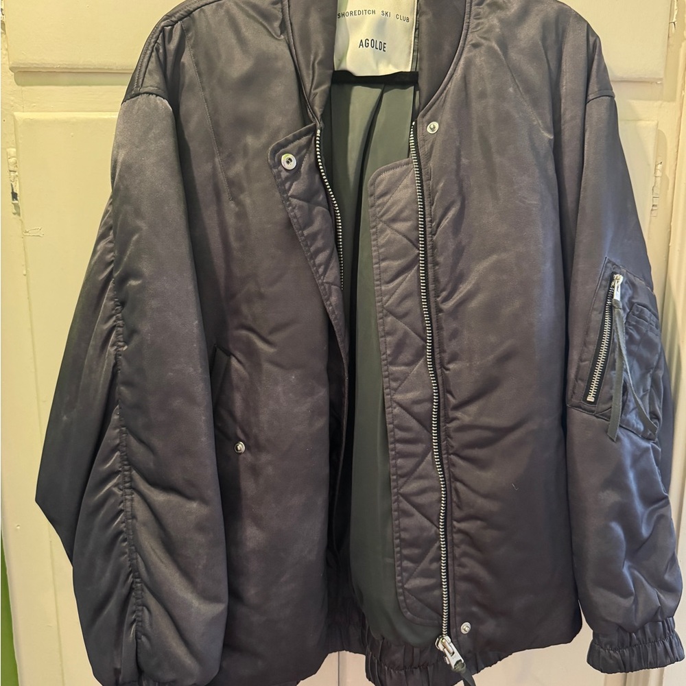 Agolde x Shoreditch Ski Club Bomber - Picture 4 of 5